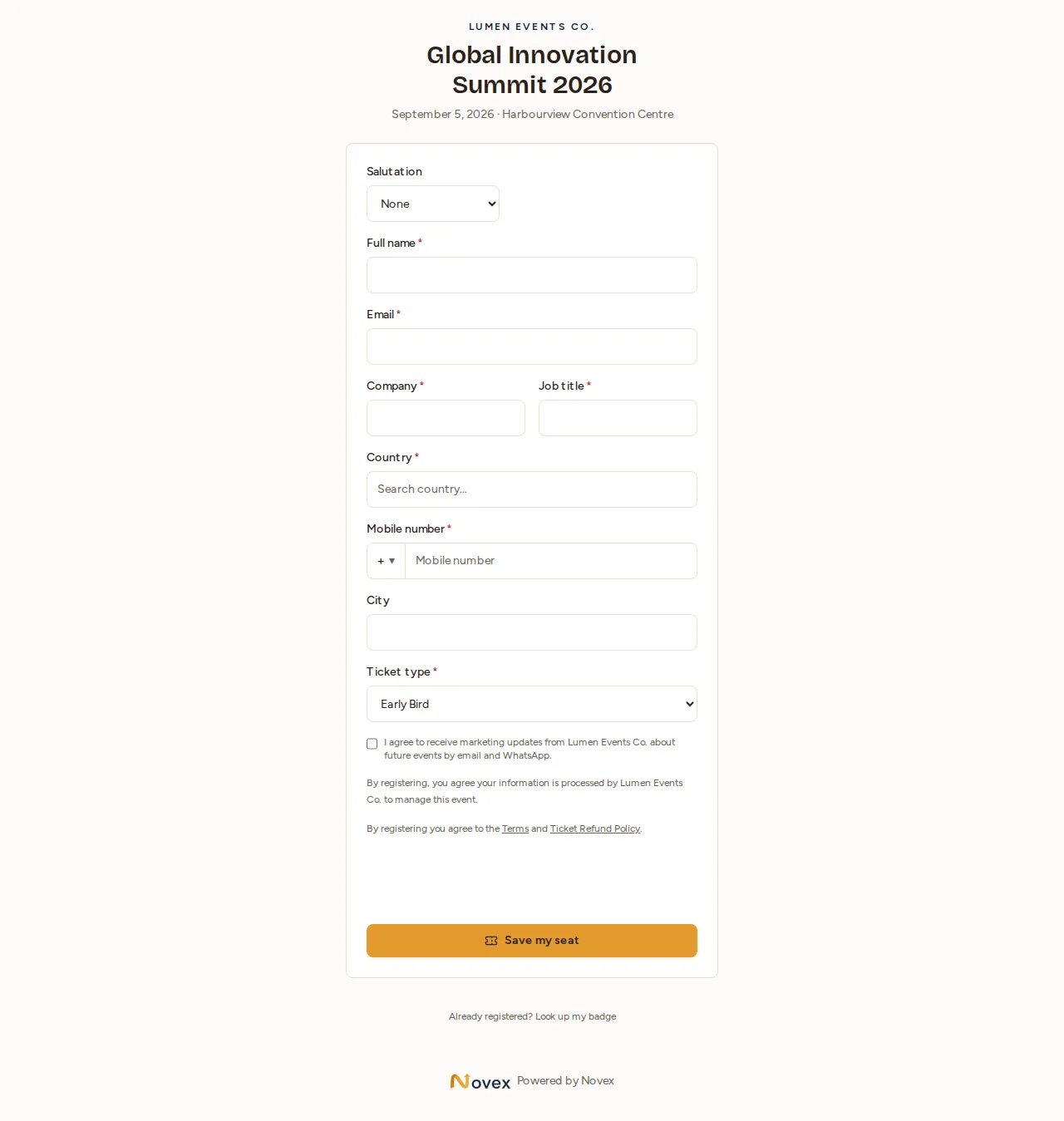 Registration